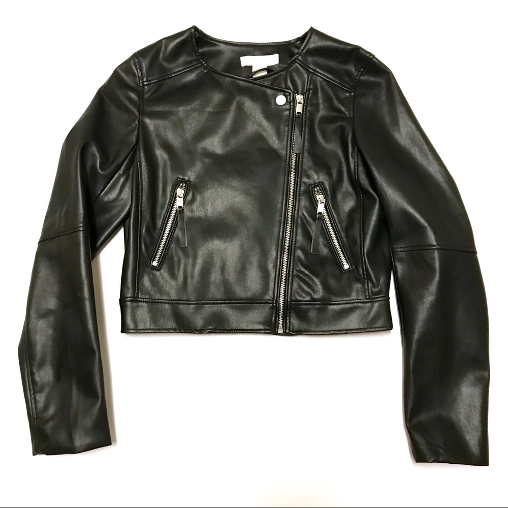 🖤H&M🖤 NWOT Faux Leather Moto Jacket